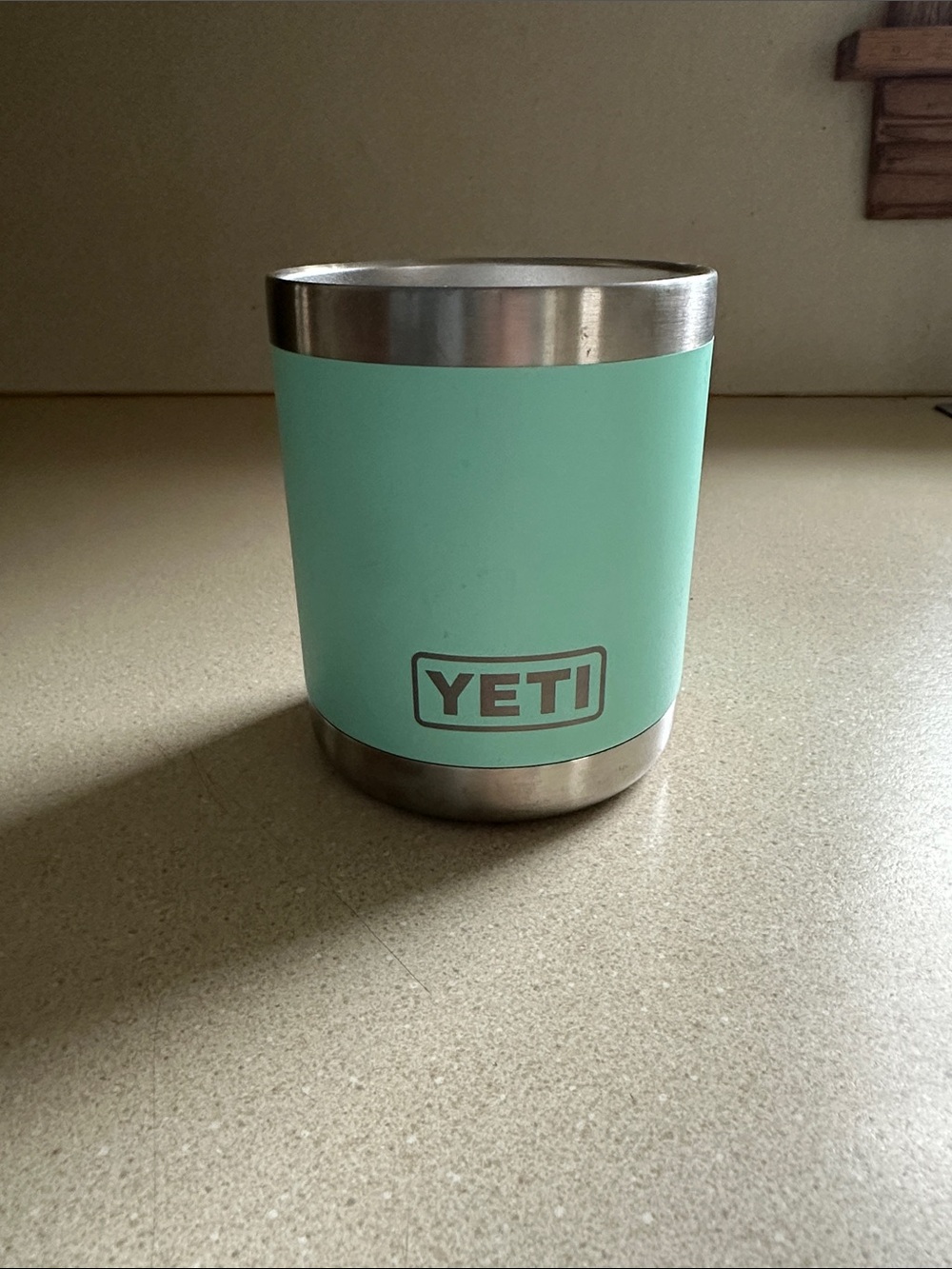 Yeti Mint Green Insulated Tumbler with Stainless Trim